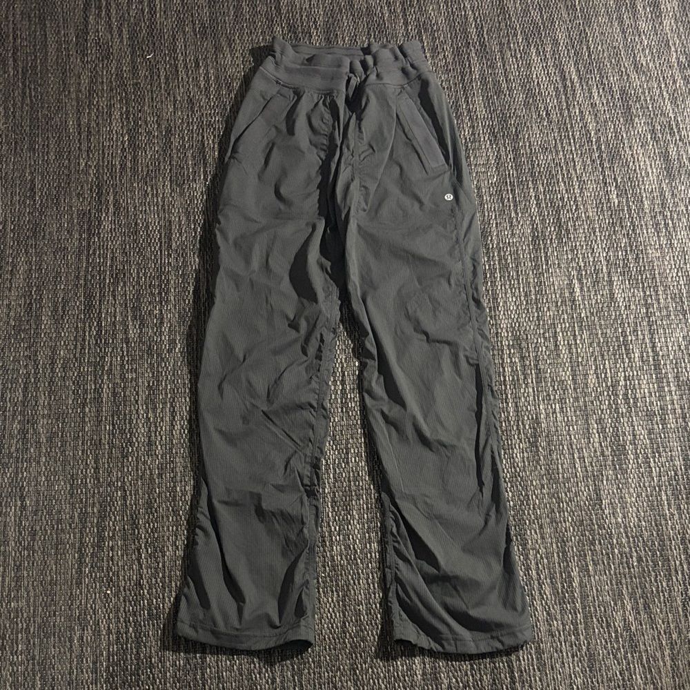 Lululemon Dance Studio Mid Rise Full Length Pant *Unlined Graphite Grey Size 4